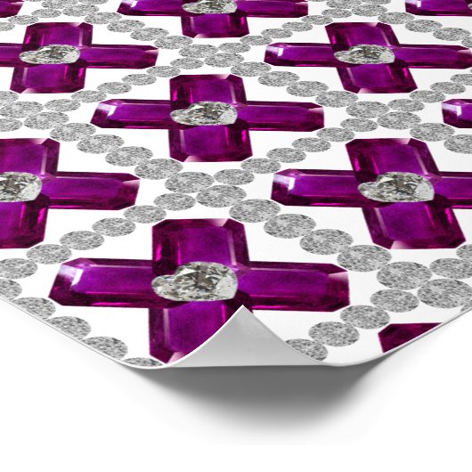 Poster Amethyst Diamond Art, violet (Coin)