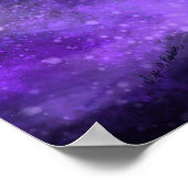 Poster Améthyst Galaxy (Coin)