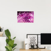Poster Améthyst Gemstone Image Shiny and Sparkly (Bureau à domicile)