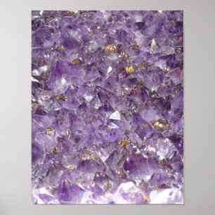 Poster Amethyst Sparkles