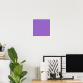 Poster Améthyste (couleur unie) (Bureau à domicile)