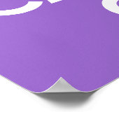 Poster Améthyste Gardez le calme et continuer (Coin)