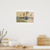 Poster Ameublement de style anglo-japonais design par Edw (Cuisine)