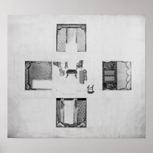 Poster Ameublement pour un petit salon