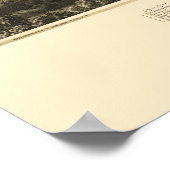 Poster Amherst, MA Carte panoramique - 1886 (Coin)