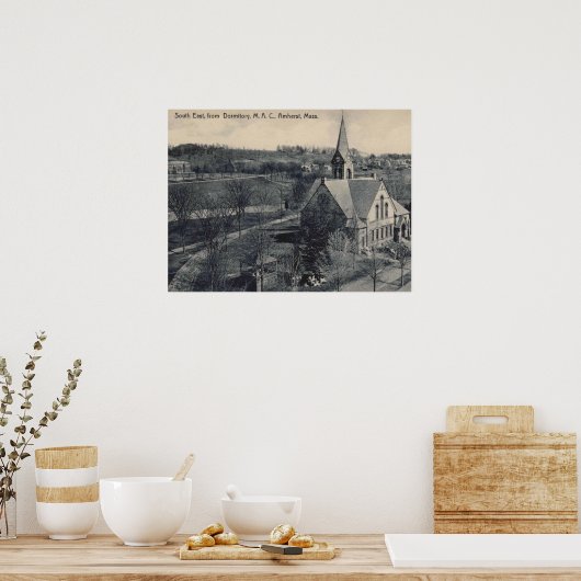 Poster Amherst MA, Massachusetts, c1910 (Cuisine)