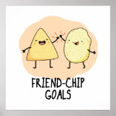 Poster Ami-Chip Buts Amusants Alimentation Chip Pun (Devant)