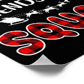 Poster Ami Squad Funny Xmas Famille Lumière Correspondanc (Coin)