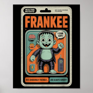 Poster Amical Frankenstein Monster Halloween Humour Toy
