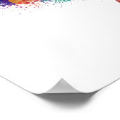 Poster Amiens skyline en aquarelle (Coin)