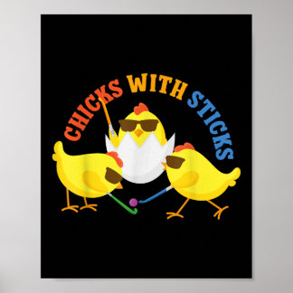 Poster Amies de hockey sur gazon Meilleures copines Copai