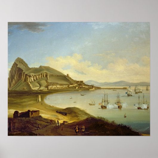 Poster Amiral de l'Escadron Bleu à Gibraltar (Devant)