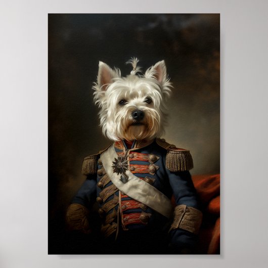 Poster Amiral West Highland Terrier (Devant)