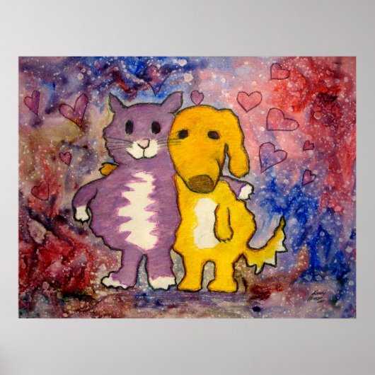 Poster Amis (Devant)