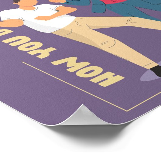 Poster AMIS™ | 30 ans d'amitié (Coin)