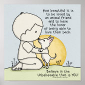 Poster Amis animaux (Devant)