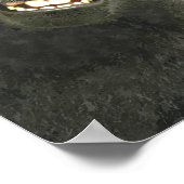 Poster Amis animaux de la jungle portrait drôle (Coin)