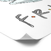 Poster AMIS™ | Aquarelle de café (Coin)