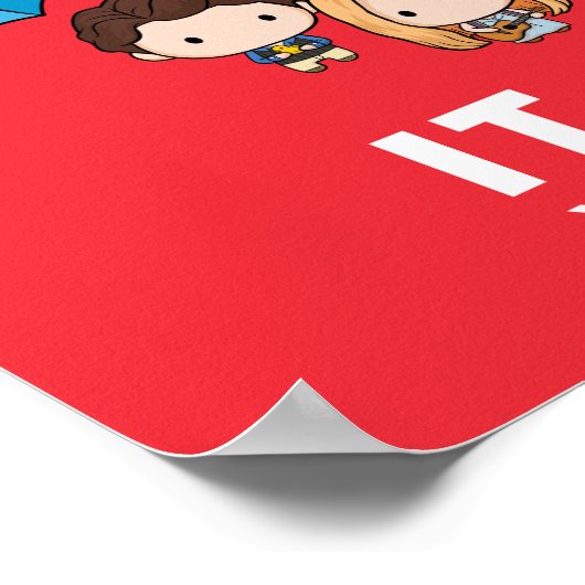 Poster AMIS™ | Bienvenue dans le monde réel Chibi (Coin)