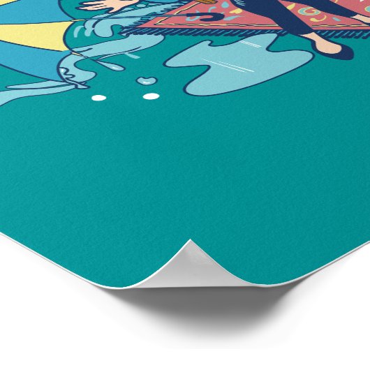 Poster AMIS™ | Collage de dessin (Coin)