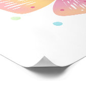 Poster Amis colorés de Flutter (Coin)