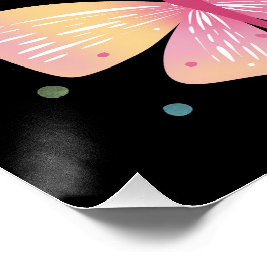 Poster Amis Colorés de Flutter (Coin)