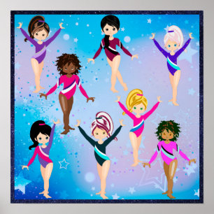 Poster Amis De Gymnastique : Ces Gymnases Nous Ressemblen