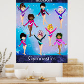 Poster Amis De Gymnastique : Ces Gymnases Nous Ressemblen (Cuisine)