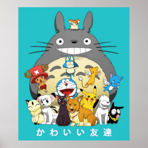 Poster Amis de Kawaii