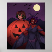 Poster Amis d'Halloween (Devant)