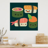 Poster Amis du Sushi (Cuisine)