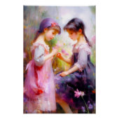 Poster Amis et Fleurs  (Devant)