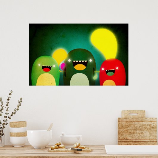 Poster Amis étranges (Cuisine)