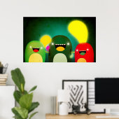 Poster Amis étranges (Bureau à domicile)