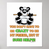 Poster Amis fous (Devant)