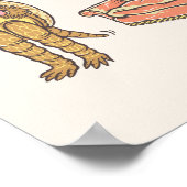 Poster AMIS™ | Graphique d'icônes de dessin (Coin)