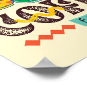 Poster AMIS™ | Mais Premier café Vibrant Graphisme (Coin)