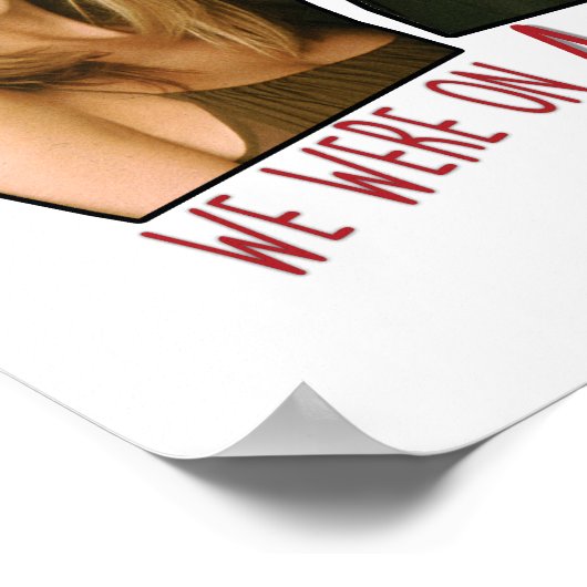 Poster AMIS™ | Nous étions en pause (Coin)