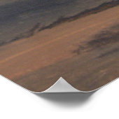 Poster Amis partageant un coucher de soleil (Coin)