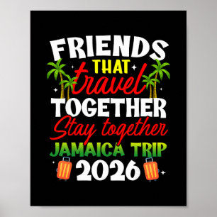 Poster Amis qui voyagent ensemble Séjour en Jamaïque 2026