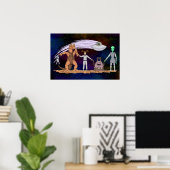 Poster Amis quoi qu'il en soit des différences (Bureau à domicile)