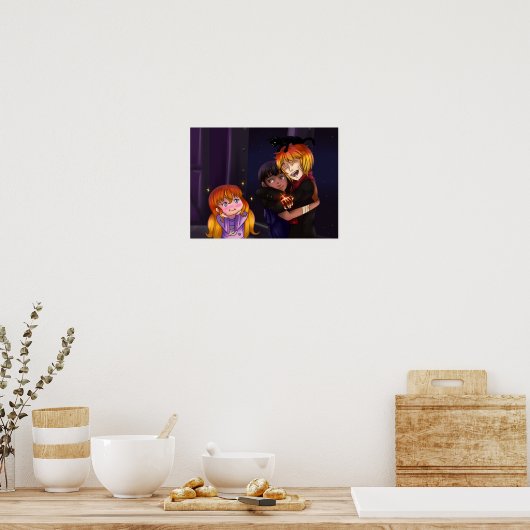 Poster Amis réunis (Cuisine)