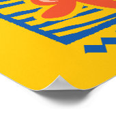 Poster AMIS™ | Vous êtes mon homard vibrant graphique (Coin)