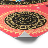 Poster Amitabha Bouddha Thangka (Coin)