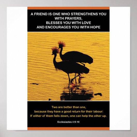 Poster Amitié (Devant)