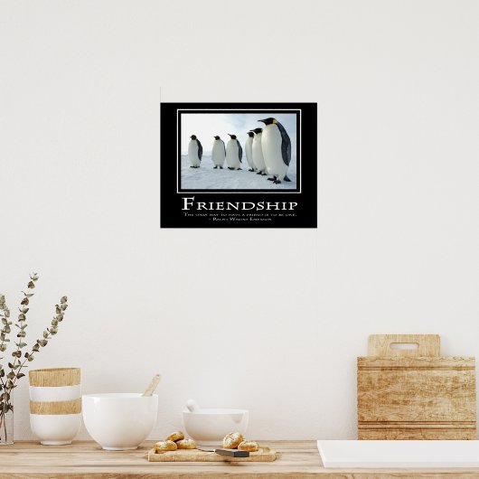 Poster Amitié (Cuisine)