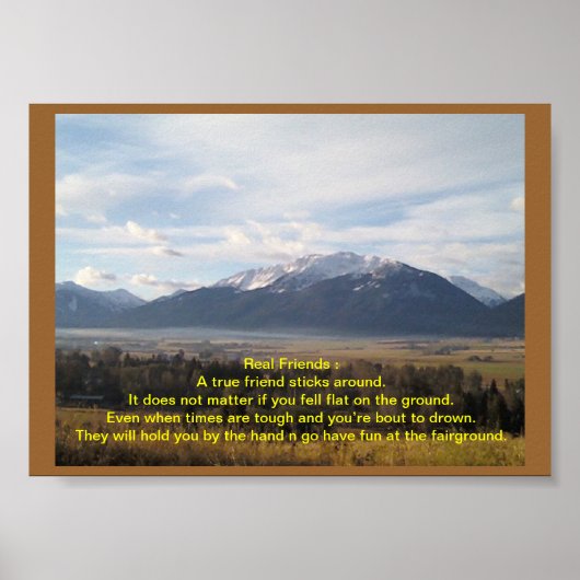 Poster Amitié (Devant)