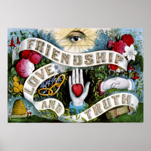 Poster Amitié amour et vérité (Devant)