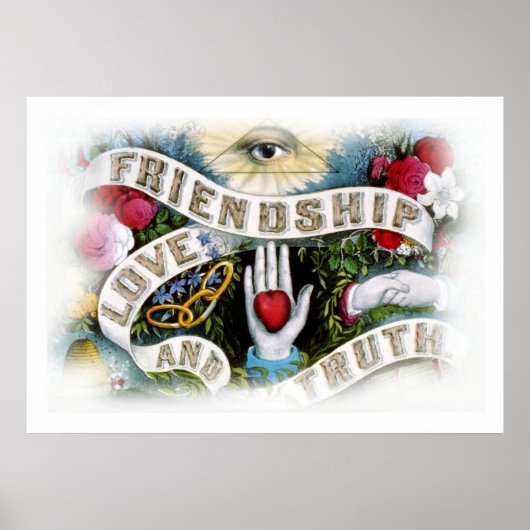 Poster Amitié, Amour et Vérité (Devant)