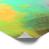 Poster Amitié - Embrassage des enfants - Amour de la paix (Coin)